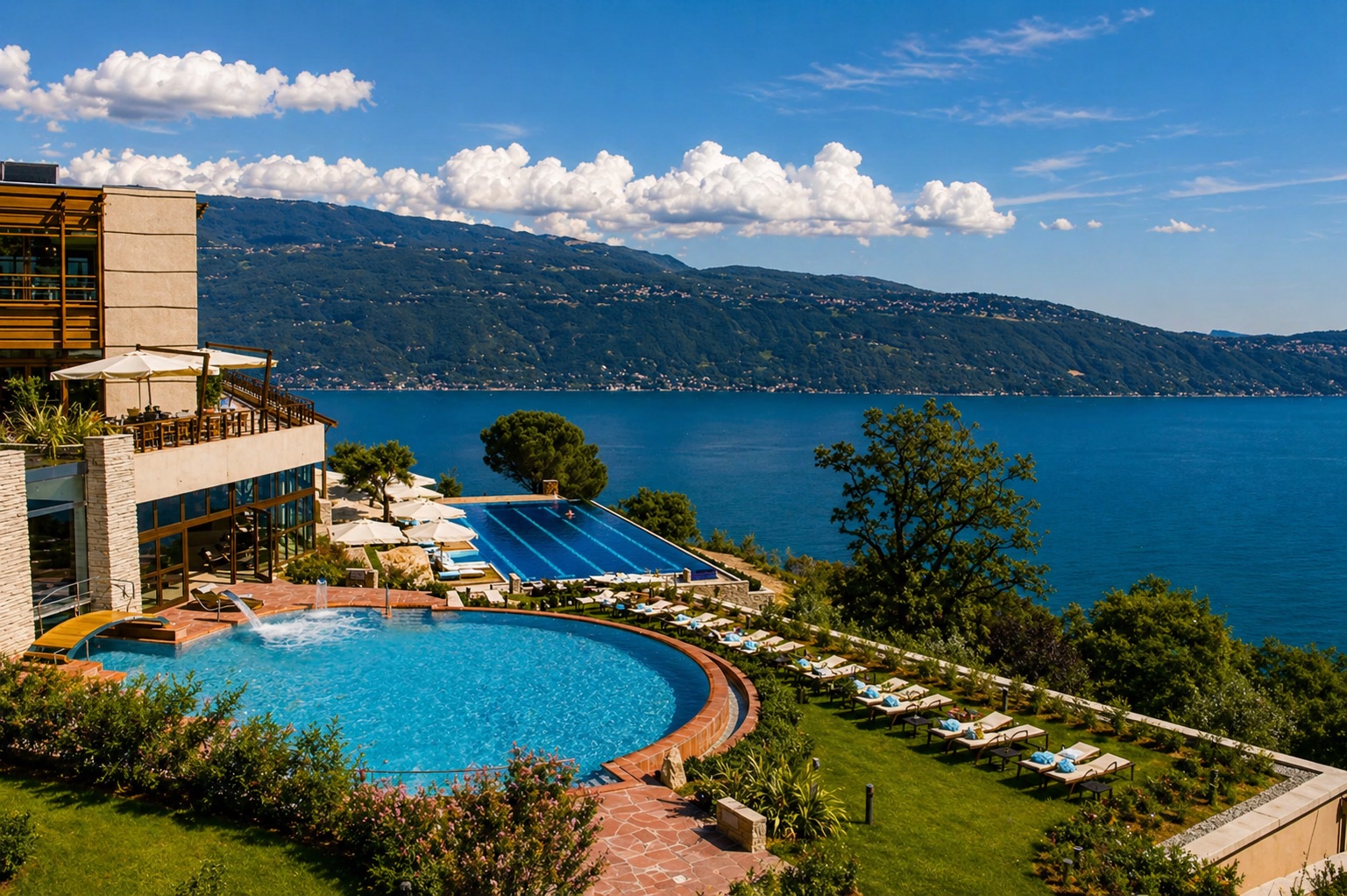 SPA hotel with lake view